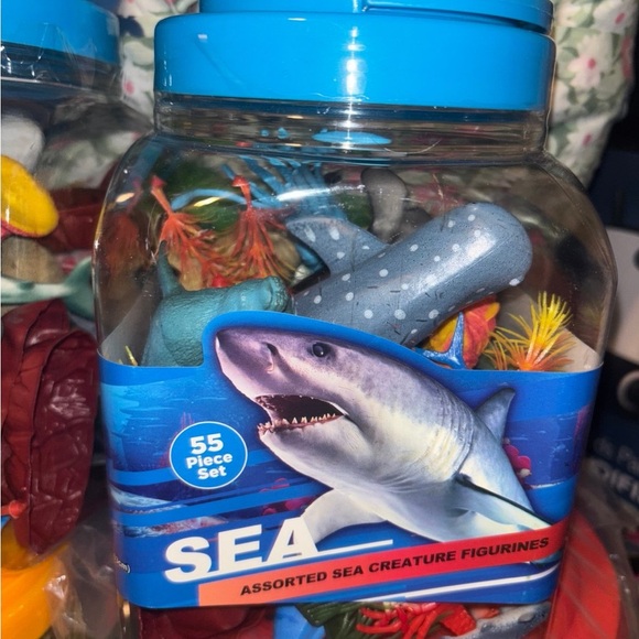 Sea Other - Sea Colorful Sea Creature Figurines Set